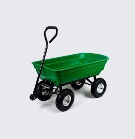 Sodo vežimėlis HERVIN EQUIPMENT GC-018, keturratis,  apkrova iki 200 kg, talpa iki 75 l, 108 x 50 x 50/95 cm