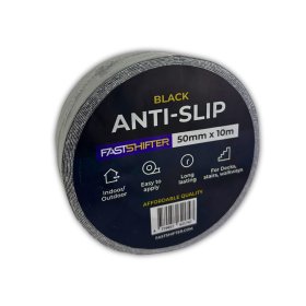 Neslystanti juosta FASTSHIFTER, 50mm x 10m x 0,65mm, juoda