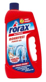Nutekamųjų vamzdžių valiklis RORAX Rorax Bio-Power Gel, 1 l