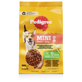 Sausas ėdalas šunims PEDIGREE, su paukštiena ir daržovėmis, 500 g