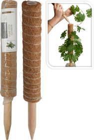 Kokosinė atrama augalams PROGARDEN, rudos sp., skersmuo 4,5 cm, aukštis 40 cm.