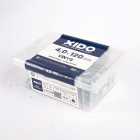 Vinys sraigtinės XIDO, cinkuotos 4,0x120, 50vnt.
