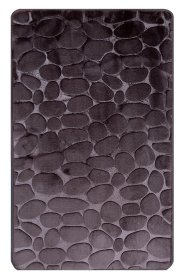 Vonios kilimėlis BENEDOMO, 50 x 80 cm, poliesteris, memory foam, tamsiai pilkos spalvos