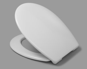 Klozeto dangtis CEDO Burgi Beach, lėtai nusileidžiantis, termoplastas, baltas, ZZG101C5801Y