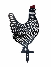 Sodo dekoracija GAIDYS Tonka, įsmeigiama, metalinė, juodos sp., 35 x 64 cm.