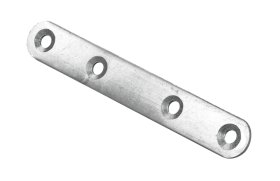 Jungiamoji plokštelė HETTICH, 12 vnt., 100 mm, cinkuotas, 9210124