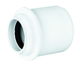 Perėjimas, vidaus nuotekų AQUER PP, d50/32, žemas, balta sp.