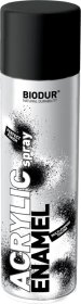 Universali emalė BIODUR, akrilinė, juoda, matinė, 500 ml