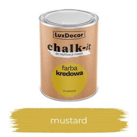 Kreidiniai dažai LUXDECOR Chalk-It, 750 ml, (26) Mustard
