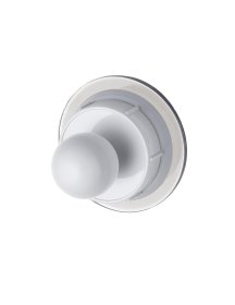 Kabliukas RIDDER 12000100, 55 x 55 x 49 mm, priklijuojamas, baltas