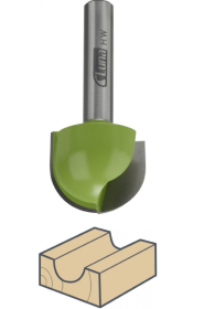 Figūrinių griovelių frezos LUNA, 25 x 20 mm