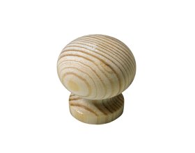 Baldų rankenėlė rutulio formos HETTICH, pušinė D30mm, 9158581