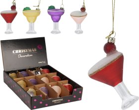 Eglutės žaisliukas Kokteilis, 4 skirtingi dizainai, 48 x 48 x 85 mm