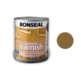 Greitai džiūstantis lakas RONSEAL Interior Varnish, Dark Oak, 0,75 l