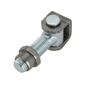 Vartų vyris INOVO, M20E, virinamas, chromo spalvos, 376