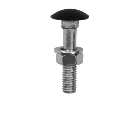 Varžtas DOMAX, ZACB 08040, 8x40mm, juoda sp., 4 vnt., 34922