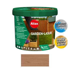 Dekoratyvinis impregnantas medienai ALTAX Garden-Lasur, 4,5 l, kaštonas