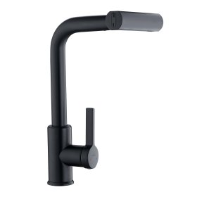 Plautuvės maišytuvas INVENA NELIA, su 4 funkcijų snapeliu, spl. juoda, BZ-34-004-A