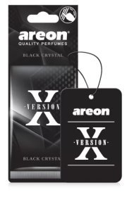 Automobilių oro gaiviklis AREON X Version, Black Crystal, pakabinamas