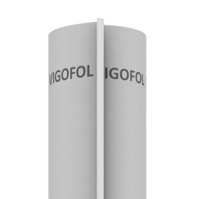 Vėjo izoliacinė plėvelė WIGOFOL 100, matmenys 1,5 x 50 m, 75 m2