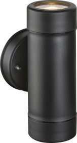 Lauko šviestuvas GLOBO Cotopa, GU10, 2 x 5W LED, 230V, IP44, sieninis, juodos sp., 160 x 80 x 86 mm, 32005-2