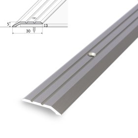 Aliumininė grindų juostelė HESORA H 01 D2, 3.0 x 90 cm,  mat.sidabro spalvos, kilmės šalis ES