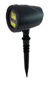 LED šviestuvas - lazeris SUNLUX Top-A1, galima naudoti lauke, judantys Kalėdiniai paveikslėliai