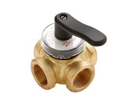 Pamaišymo vožtuvas, bronzinis DANFOSS, d32, 4-eigis, HRB4, 065Z0415