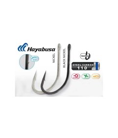 Kabliukai H.MRS 176 Black nickel, dydis 6, 10 vnt.