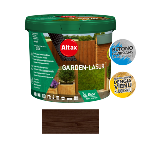 Dekoratyvinis impregnantas medienai ALTAX Garden-Lasur, 4,5 l, palisanderis