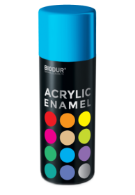 Aerozolinė emalė BIODUR Acrylic, RAL5015, šv.mėlyna, 400ml