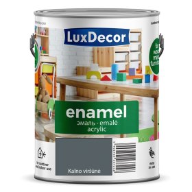 Universalus akrilinis emalis LUXDECOR, 2,5l, kalno viršūnė, matinė, vandens pagrindu