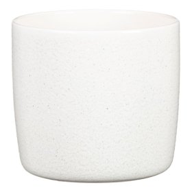Kambarinis keraminis vazonas SCHEURICH (900/13), baltos sp., vazono skersmuo 13 cm.