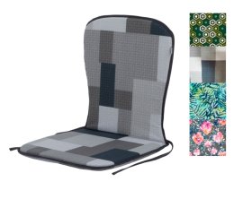 Pagalvėlė kėdei PATIO Sam B019-06PB, tekstilė, pilkos sp., 74 x 38 x 2 cm