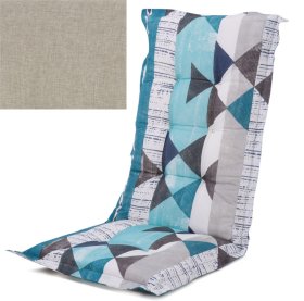 Pagalvelė kėdei su aukštu atlošu PATIO Capri Hoch D048-05FB, 125 x 50 x 8 cm, olefinas, rusva