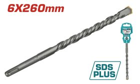 Grąžtas TOTAL, betonui, SDS plus cross, 6x260 mm, TAC310604C