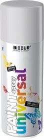 Universali aerozolinė emalė BIODUR, tamsiai sidabrinė (RAL9022), 400 ml