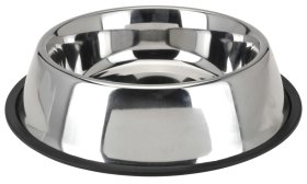 Dubenėlis šunims, nerūdijantis plienas, neslystantis pagrindas, 140 ml