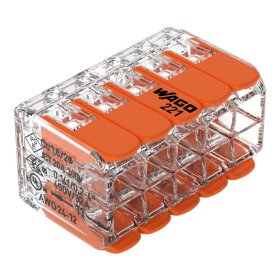 Jungtis laidams WAGO 221-420/1, 0,2-4 mm, 32A, 10 laidų, universali, 1vnt.