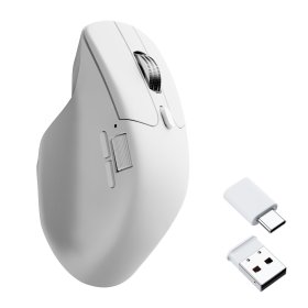 Belaidė žaidimų pelė KEYCHRON M6, 12000 DPI, baltos sp., M6S-B72