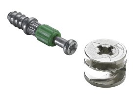 Ekscentrikas su sraigtu HETTICH, pak. 8 vnt. 15/20mm, 89341