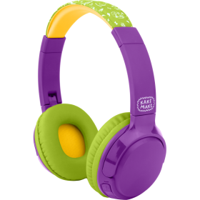 Ausinės Kakė Makė, belaidės vaikams ausinės, garso ribojimas iki 85 dB, veikimo laikas iki 50 val., KD40