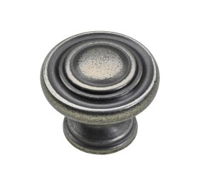 Baldų rankenėlė antik, rutulio formos HETTICH, sidabro sp. D25mm, 9202463