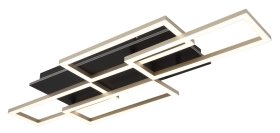 Pakabinamas LED šviestuvas GLOBO Jeffry, 40W, 3000-6500K, CCT, 230V, 270-2700lm, reguliuojamas apšvietimas, atminties funkcija, nuotolinio valdymo pultas, 875 x 325 x 75 mm