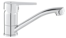 Praustuvo maišytuvas FERRO Rennto, pasukamas snapas, chromuotas, BNT2A