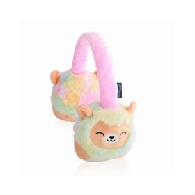 Ausinės SQUISHMALLOWS Leonard, Bluetooth 5.0., pliušinės ausinės, su mikrofonu, HMSQM-BT-LEONARD