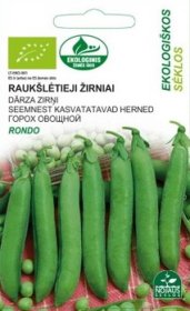 Daržovių sėklos, EKO žirniai raukšlėtieji Rondo, 5 g., 0087