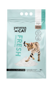 Kraikas katėms PRIMACAT Fresh, bekvapis, baltas, 10 L