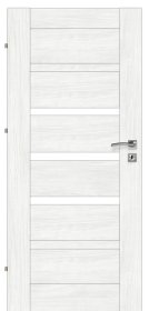 Laminuotos vidaus durys su užlaida VOSTER Etna 60, dešininės, spalva Bianco, matmenys 2030x844x40 mm