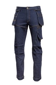 Džinsai HOGERT TECHNIK Esdorf, tamsiai mėlynos spalvos, 99% medvilnė, 1% elastanas, XL (54) dydis